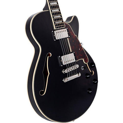 D'Angelico Premier SS Semi-Hollow Electric Guitar With Stopbar Tailpiece Brown Burst