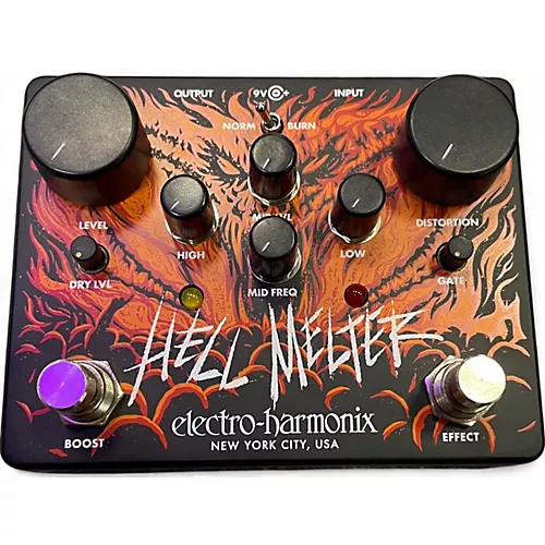 Used Electro-Harmonix HELL MELTER Effect Pedal