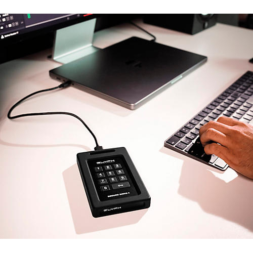 Glyph SecureDrive+ Professional Encrypted Hard Drive with Keypad 4 TB