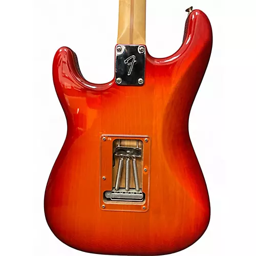 Used Fender Player Plus Stratocaster Plus Top Cherry Sunburst Solid Body Electric Guitar Cherry Sunburst