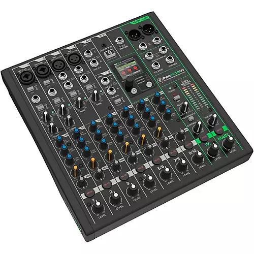 Mackie ProFX10 GO 10-Channel Battery-Powered Analog Mixer