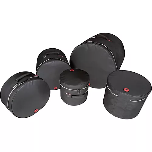 Road Runner Avenue Series 5-Piece Drum Bag Set New Fusion - 10x10, 12x11, 16x16, 14x6.5, 22x18 in. Black