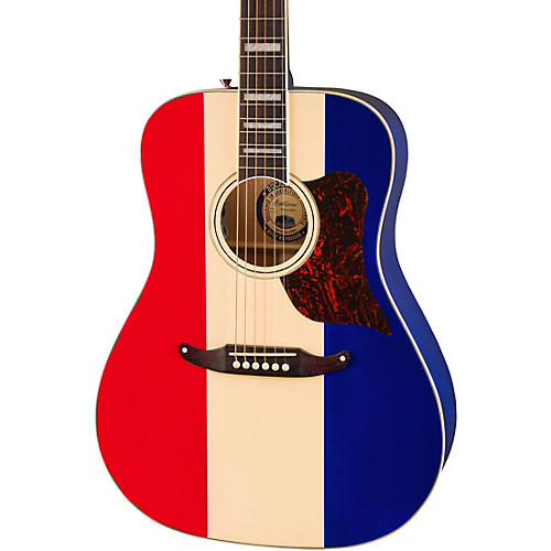 Fender Buck Owens Signature Kingman Limited-Edition Acoustic-Electric Guitar Red, White, and Blue