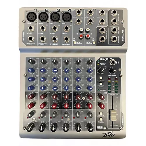 Used Peavey PV8 MIXER Unpowered Mixer