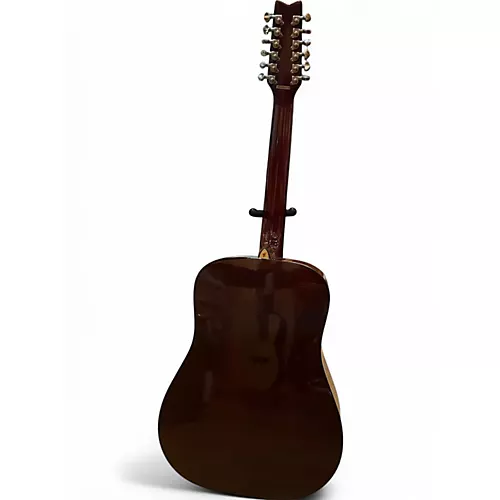 Used Washburn D12 S12 Natural 12 String Acoustic Guitar Natural