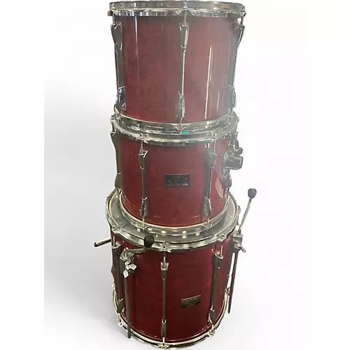 Used Yamaha 4 Piece Club Custom Cherry Drum Kit Cherry