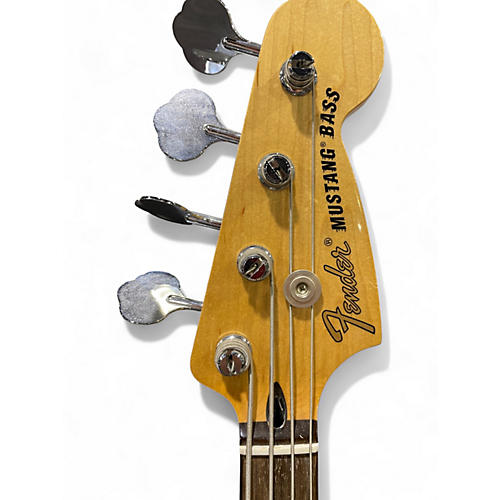 Used Fender Mustang Bass Sonic Blue Electric Bass Guitar Sonic Blue