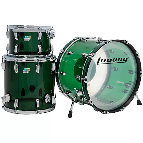Ludwig Vistalite 50th Anniversary Fab 3-Piece Shell Pack With 22