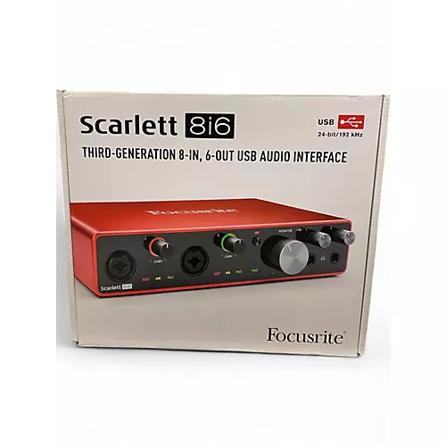 Used Focusrite Scarlett 8i6 Gen 3 Audio Interface