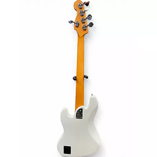 Used 2020 Fender American Ultra Jazz Bass V Artic Pearl Electric Bass Guitar Artic Pearl