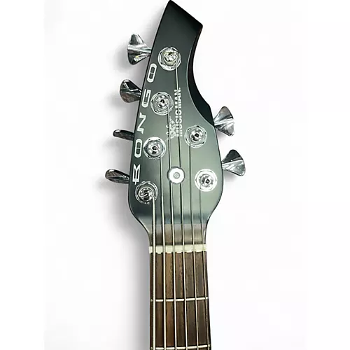 Used Ernie Ball Music Man Bongo 6 String Black Electric Bass Guitar Black