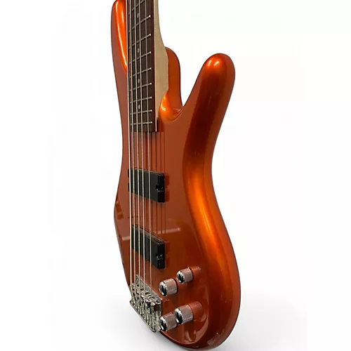 Used Ibanez GSR205 5 String Orange Electric Bass Guitar Orange