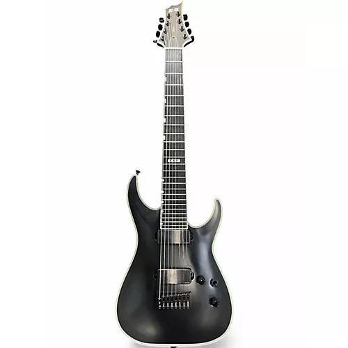 Used ESP E-II HRF NT-8B 8-String Black Solid Body Electric Guitar Black