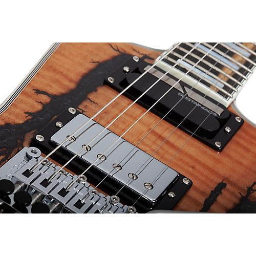 Schecter Guitar Research E-1 FR-S Electro-Resin Electric Guitar Gloss Natural