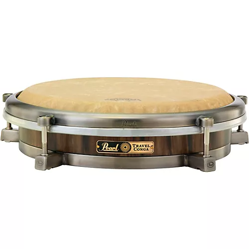 Pearl Pearl Travel Conga 11.75 in. Caramel Brown