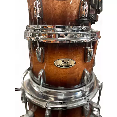 Used Pearl 5 Piece SESSION STUDIO SELECT GLOSS BARNWOOD BROWN Drum Kit GLOSS BARNWOOD BROWN