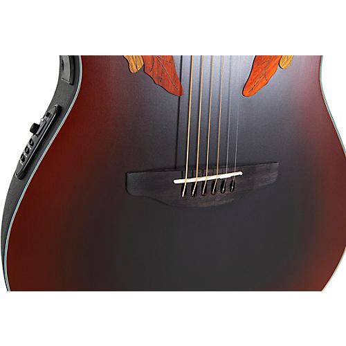 Ovation CE44 Celebrity Series Elite Mid-Depth Acoustic-Electric Guitar Reverse Blue Burst