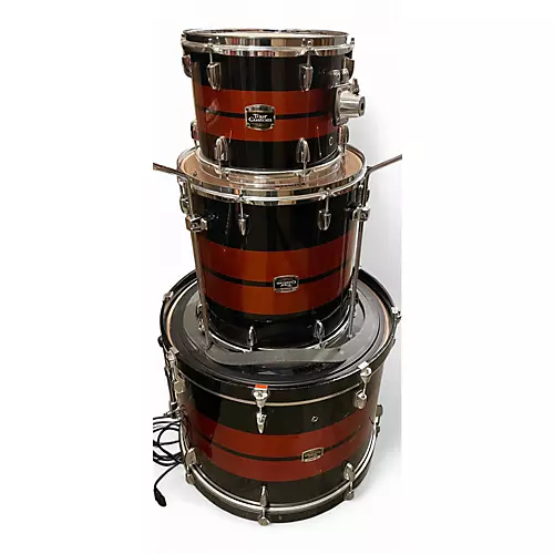 Used Yamaha 3 piece Tour Custom 2 Tone Sunburst Drum Kit 2 Tone Sunburst