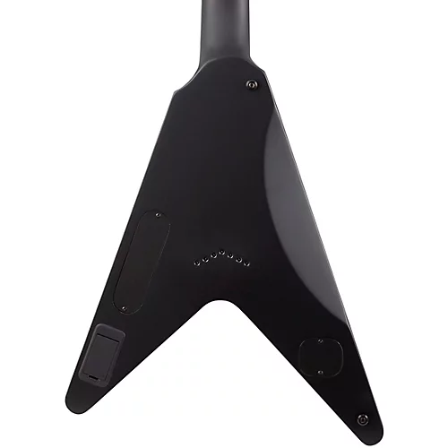 Schecter Guitar Research Chris Howorth V-7 Snake Cross Electric Guitar Satin Black