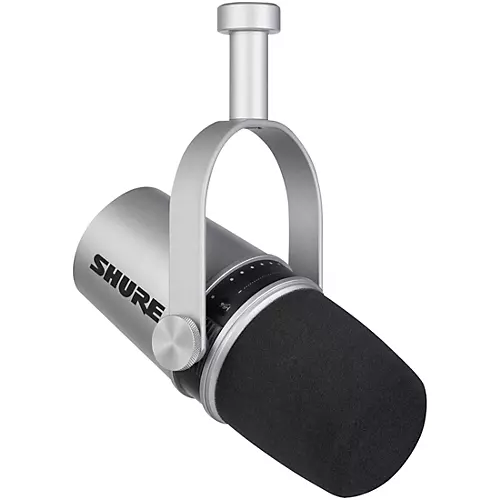 Shure MV7-S USB Microphone and AONIC215 Earphones Content Creator Bundles Black