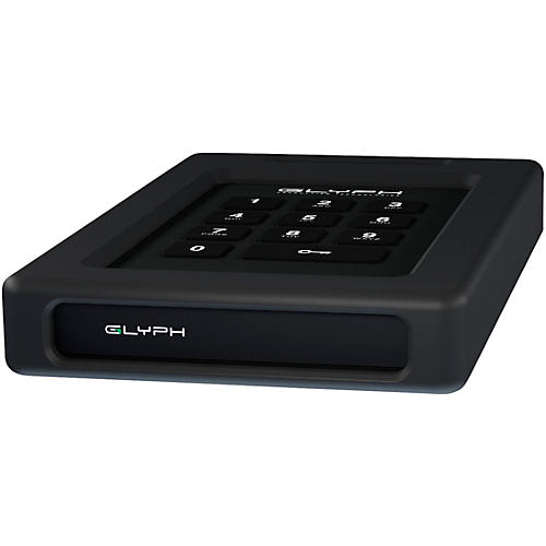 Glyph SecureDrive+ Professional Encrypted Hard Drive with Keypad 4 TB