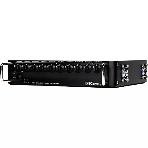 Gallien-Krueger Fusion 500S 500W Tube Hybrid Bass Amp Head Black
