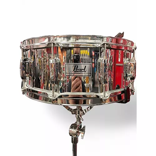 Used 2002 Pearl 14in STUDENT SNARE STEEL Drum STEEL 33