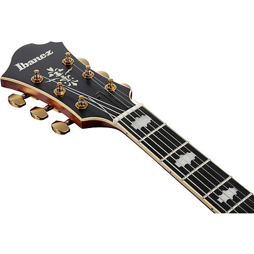 Ibanez Pat Metheny Signature Electric Guitar Natural Amber Low Gloss