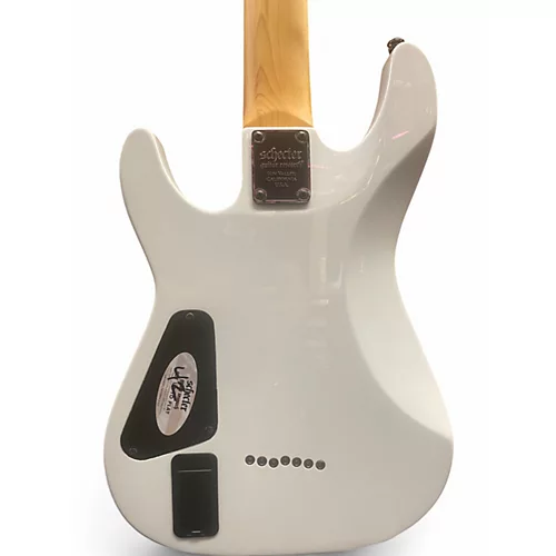 Used Schecter Guitar Research Demon 7 String Arctic White Solid Body Electric Guitar Arctic White