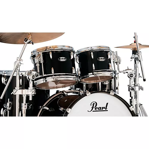 Pearl Masters Maple 4-Piece Shell Pack Piano Black