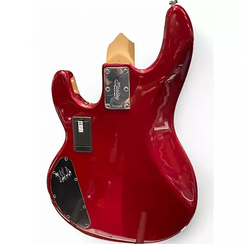Used 2020s Sterling by Music Man STINGRAY HH Chrome Red Electric Bass Guitar Chrome Red