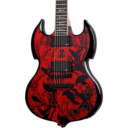 Wylde Audio Barbarian Electric Guitar Blood Raven