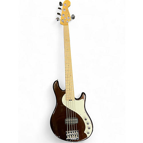 Used Fender American Deluxe Dimension Bass V Brown Electric Bass Guitar Brown