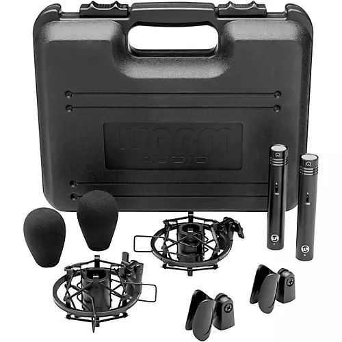 Warm Audio WA-84 Small-Diaphragm Condenser Microphone Stereo Pair Black