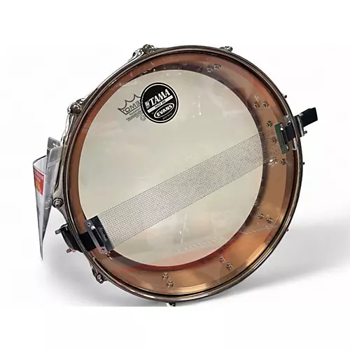 Used TAMA 14X4 BRONZE SNARE BRONZE Drum BRONZE 208