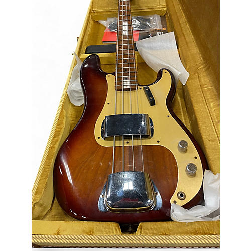 Used 2024 Fender CUSTOM SHOP JOURNYEYMAN PRECISSION BASS Tobacco Sunburst Electric Bass Guitar Tobacco Sunburst