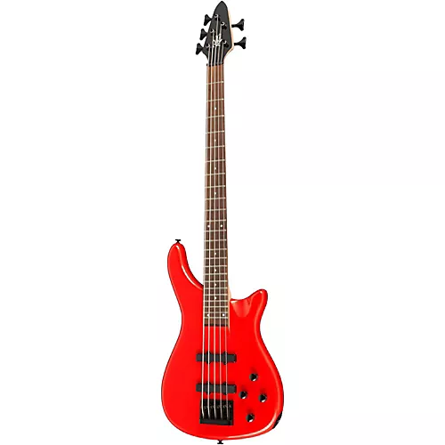 Rogue LX205B 5-String Series III Electric Bass Guitar Candy Apple Red