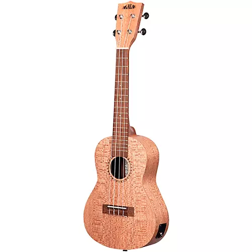 Kala Burled Meranti Concert Acoustic Electric Ukulele Natural