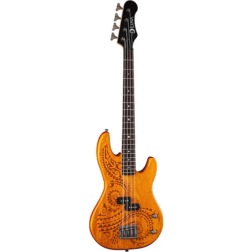 Luna Tattoo Short-Scale Electric Bass Guitar