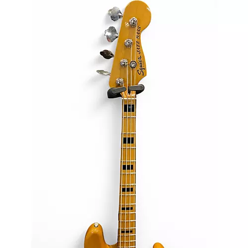 Used Squier Classic Vibe 70s Jazz Bass Natural Electric Bass Guitar Natural
