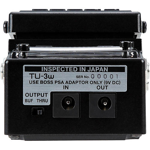BOSS TU-3W Waza Craft Chromatic Tuner Pedal