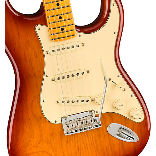 Fender American Professional II Roasted Pine Stratocaster Maple Fingerboard Electric Guitar Sienna Sunburst