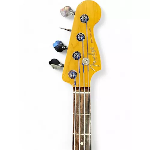 Used 2021 Fender American Professional II Precision Bass Mercury Electric Bass Guitar Mercury