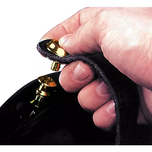 Dunlop Dual-Design Straplok System Black Chrome