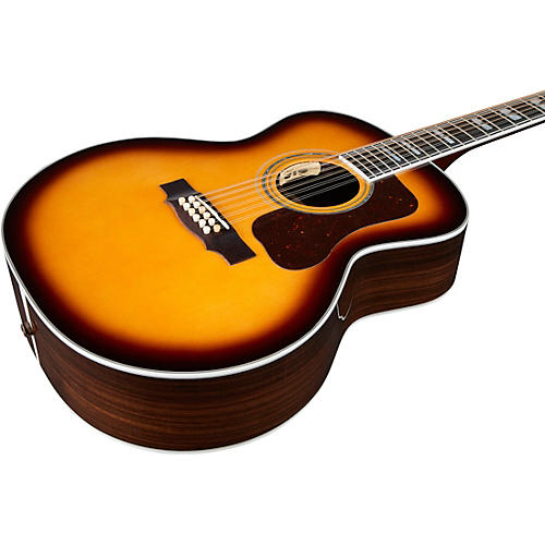 Guild F-512E Jumbo Acoustic-Electric Guitar Antique Burst