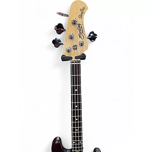 Used Sterling by Music Man STINGRAY 4 Worn Cherry Electric Bass Guitar Worn Cherry