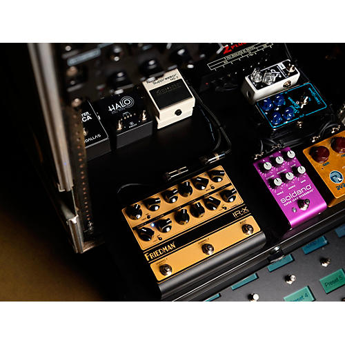 Friedman IR-X Dual-Tube Preamp DI+IR Dual-Channel 12AX7 Tubes Effects Pedal Black