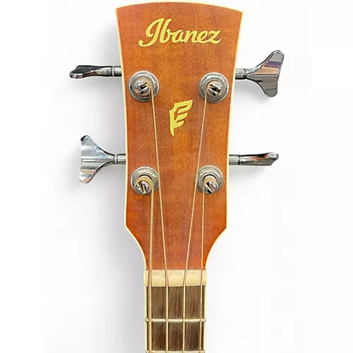 Used Ibanez PNB14E Natural Acoustic Bass Guitar Natural
