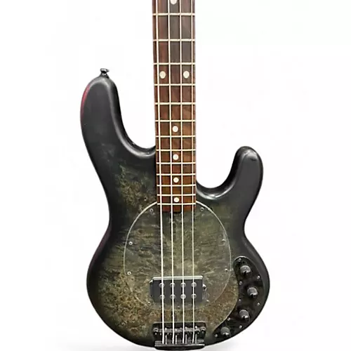 Used Sterling by Music Man Ray34PB Trans Black Electric Bass Guitar Trans Black