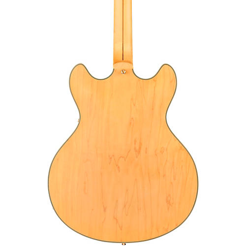 D'Angelico Deluxe DC Semi-Hollow Electric Guitar Satin Trans Wine